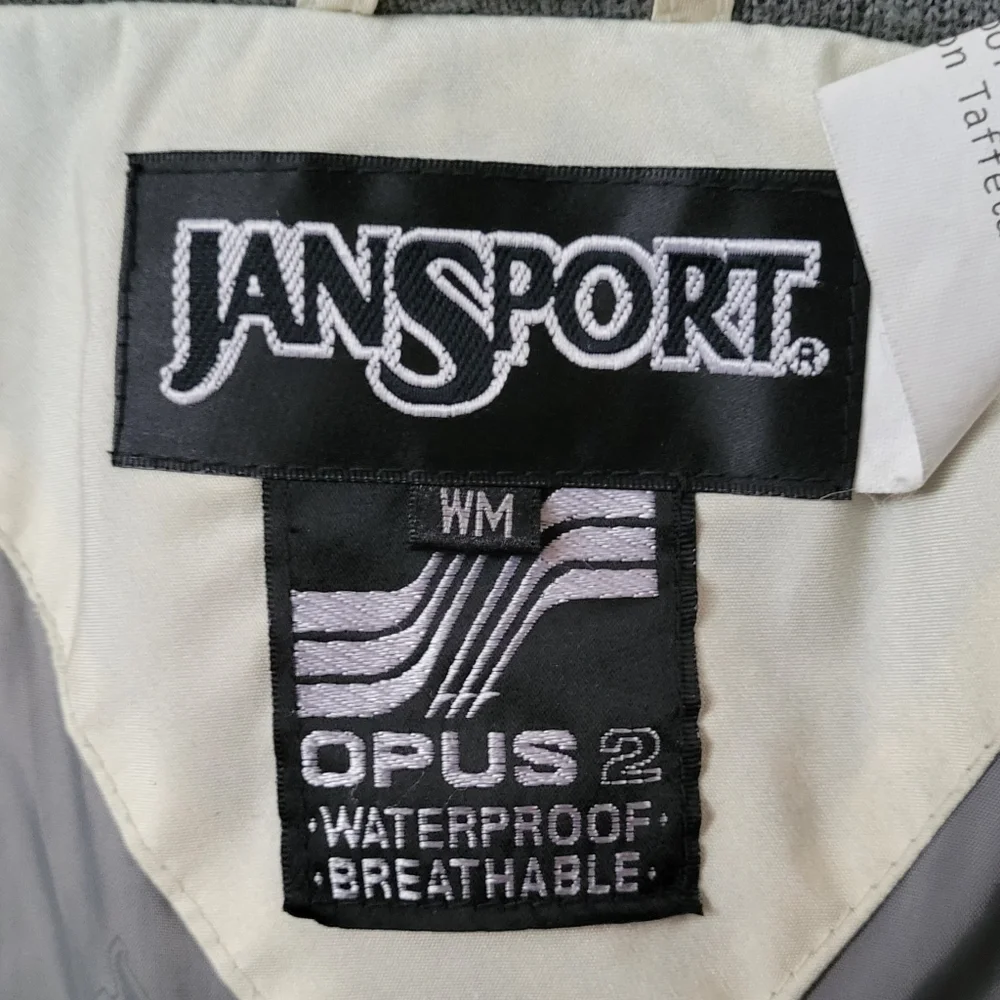 JanSport Opus 2 Jacket Cream Utility Hiking Cargo Coat Waterproof Breathable M - Picture 14 of 15